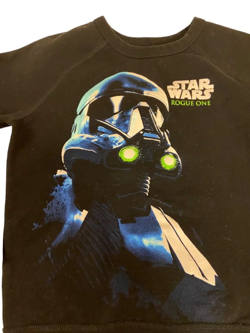 Gap Star Wars Rogue One Crewneck Sweatshirt Black Size S (6-7) Back To School